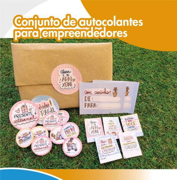 Adesivos que Encantam – Kit para Pequenos Negócios